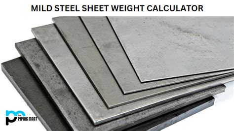 how much does sheet metal weigh|weight of steel sheet calculator.